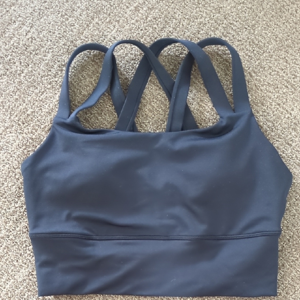 Women's Navy Blue Sports Bra